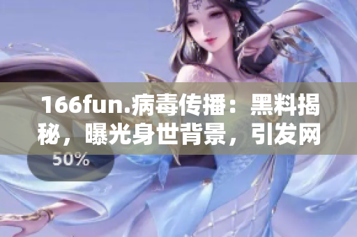 166fun.病毒傳播：黑料揭秘，曝光身世背景，引發(fā)網(wǎng)友熱議