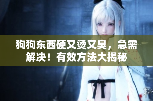 狗狗東西硬又燙又臭，急需解決！有效方法大揭秘